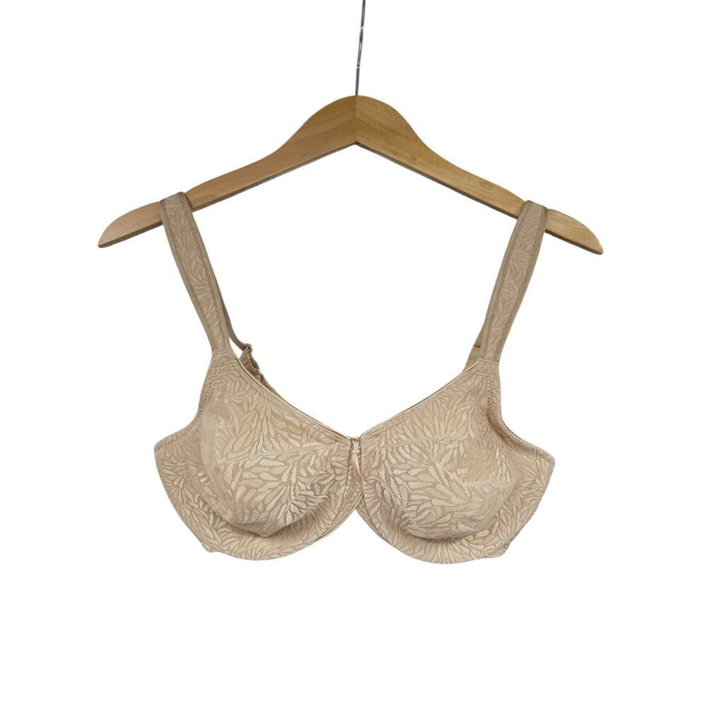 Wacoal Jacquard Full Figure Underwire Contour Bra 855367 Nude Size 34D